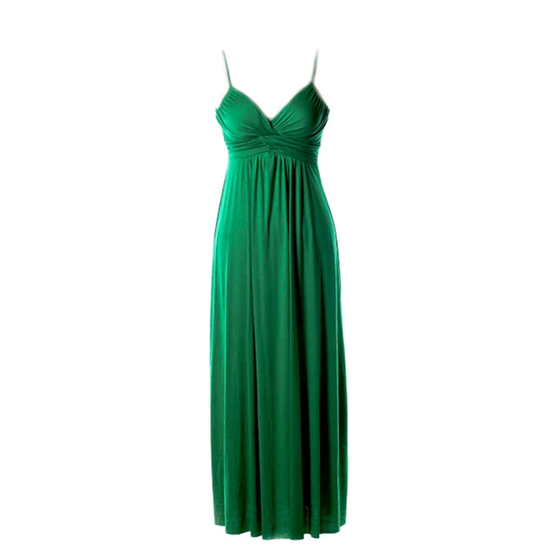 Green Spaghetti Strap Maxi Dress with ...